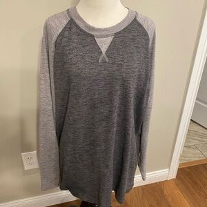 Eddie Bauer Men’s Heather Gray Long Sleeve Shirt